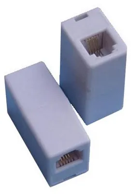 Immagine prodotto di Accoppiatore DATACOM 2 x RJ11 (6p4c) in plastica