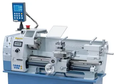 Produktbild von Leitspindel Drehmaschine 200x400mm 800W 230V Drehbank Tischdrehmaschine mit Digitalanzeige