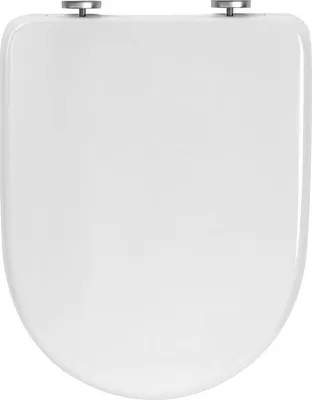 Produktbild von D-Form-Toilette-Sitz Weiss PP weiches Schließen