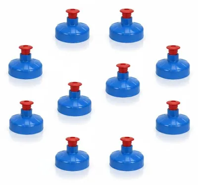 Produktbild von 10x Push-Pull Deckel, Trinkdeckel passend für Kavodrink Tritan und Polycarbonatflaschen