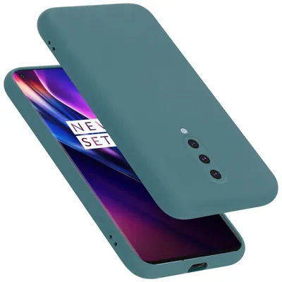 Produktbild von Cadorabo Hülle für OnePlus 8 Hülle Silikon Handyhülle Case aus flüssigem Silikon, Kratzfeste und stoßfeste Schutzhülle für OnePlus 8
