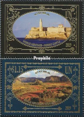 Produktbild von Briefmarken UNO - New York 2019 Mi 1722-1723 (kompl.Ausg.) gestempelt UNESCO Welterbe: Kuba