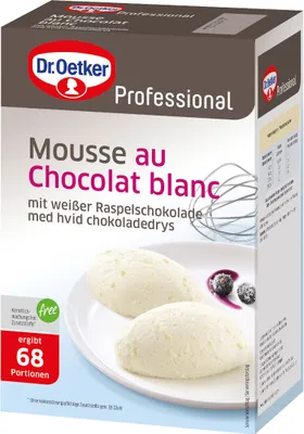 Zdjęcie produktu dla Dr Oetker Professional Mousse au Chocolat blanc bez gotowania 1000g