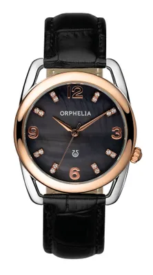 Imagen del producto de Reloj de pulsera para mujer Orphelia OR53172344, con caja de acero inoxidable y correa de cuero