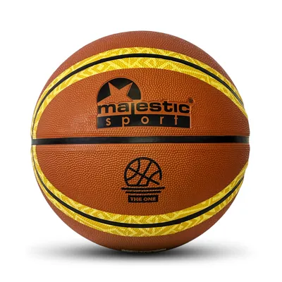 Produktbild von Majestic Sport Basketball Outdoor Indoor, Basketbälle größe 5 Theone Orange