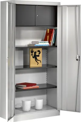 Produktbild von mauser Stahlschrank 790059A0 lichtgrau keine Fachböden 95,0 x 42,0 x 195,0 cm, aufgebaut, 1 St.