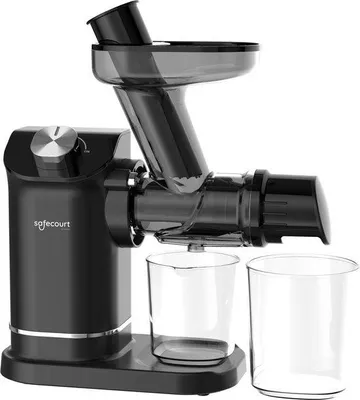 Image de Centrifugeuse Safecourt Kitchen - Pour fruits et légumes - 300 ml - Noir