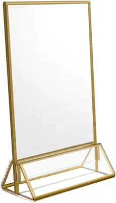 Produktbild von Tischnotizclip - Fotohalter mit Menühalter, Visitenkartenhalter und Listenhalter für Restaurants (13*18cm)