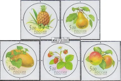 Produktbild von Briefmarken Russland 2003 Mi 1113-1117 (kompl.Ausg.) postfrisch Früchte