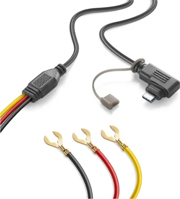 Produktbild von Interphone RIDESYNC Ladekabel USB-C zum Anschließen an die Fahrzeugbatterie