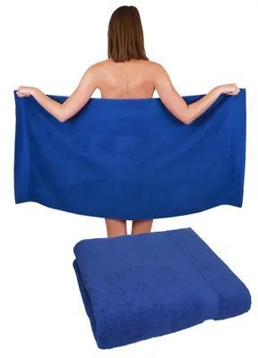 Produktbild von Betz 2 Stück Duschtücher Premium – großes Frottee Duschtuch 70x140 cm aus 100% Baumwolle – saugstark & weich – Farbe royalblau