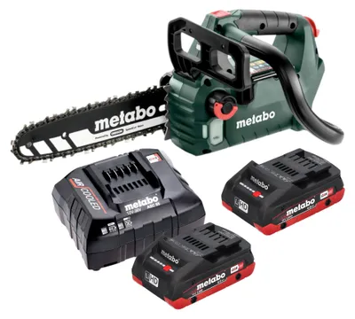 Produktbild von Metabo MS 18 LTX BL 25 Akku Kettensäge 18 V 25 cm Brushless + 2x LiHD Akku 4,0 Ah + Ladegerät