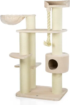 Produktbild von Kratzbaum XXL Brockville · beige · ca. 130 x 88 x 163 cm