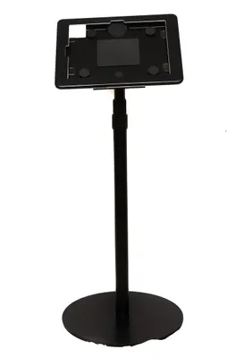 Obrázok produktu pre Podlahový stojan 150 cm s možnosťou uzamknutia pre iPad 10 Pro 11 Air 4 5 v čiernej farbe