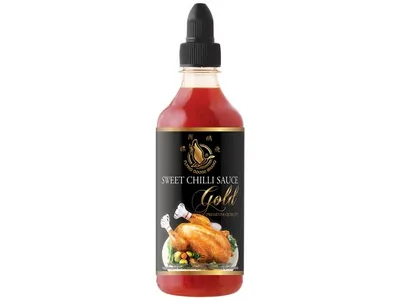 Produktbild von Flying Goose - Süße Chilisauce Gold - Sweet Chili Sauce Gold - PET - 455 ml