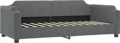 Produktbild von vidaXL Tagesbett Dunkelgrau 90x200 cm Stoff