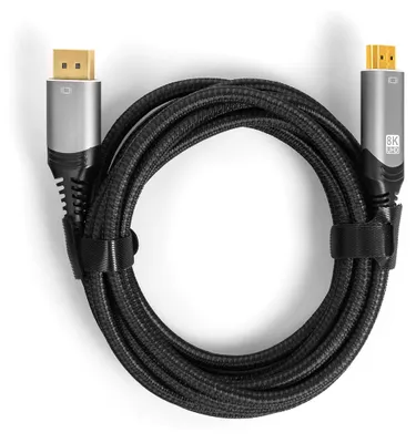 Produktbild von HDMI 1.4 8K DP Kabel Spacetronik KDH-SPA030 3m