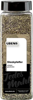 Produktbild von Ubena Steakpfeffer schwarz geschroten rustikaler Geschmack 500g