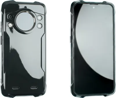 Obrázok produktu pre caseroxx ochranný obal TPU kryt kompatibilný s Cubot KingKong 9, gumená taška na mobilný telefón čierna