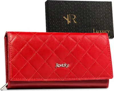 Produktbild von Rovicky Portemonnaie aus Leder für Frauen Faulufalenga rot One size