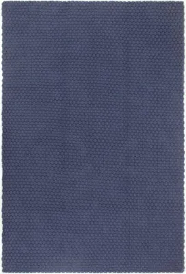 Produktbild von Teppich Rechteckig Marineblau 180x250 cm Baumwolle