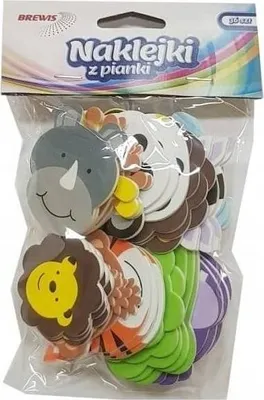 Image de Autocollants en mousse ZOO 36pcs