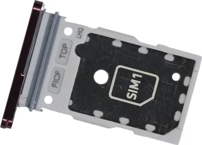 Produktbild von Simkartenhalter passend für Samsung Galaxy Z Fold4 (SM-F936B), Dual-Nano-SIM, Original Ersatzteil, Burgunderrot