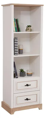 Obrázek produktu pro Stylová béžová knihovna Designový dřevěný nábytek Ložnicový nábytek