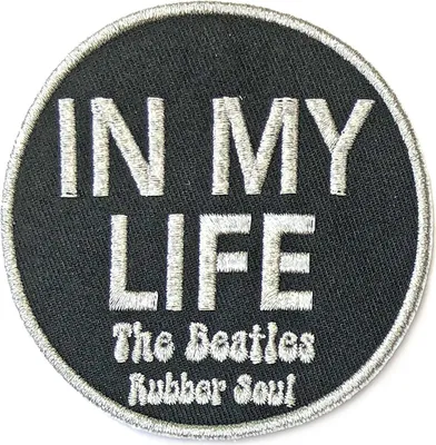 Immagine prodotto di The Beatles - Toppa "In My Life" RO6723 (Taglia unica) (Nero/Argento)