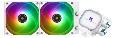 Productafbeelding van Thermalright Frozen Prism 240 White ARGB, vloeistofkoeler voor CPU met 120mm ARGB PWM-ventilator, computerkoeler voor AM4/AM5, Intel LGA1700/1851/1150/1151/1200 – FP240 White ARGB, afmetingen 240mm