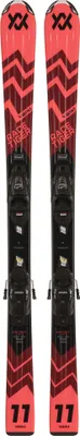 Produktbild von Völkl RACETIGER JR RED (130-150cm) + 7.0 VMOTION JR Kinder Ski 24/25 rot 160