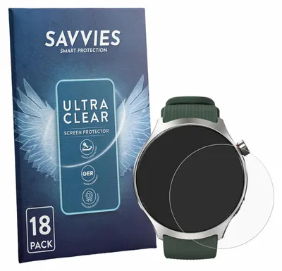 Produktbild von 18x Für Motorola Moto Watch Ultra Schutzfolie Savvies Displayschutz Display Schutz Folie Klar Transparent