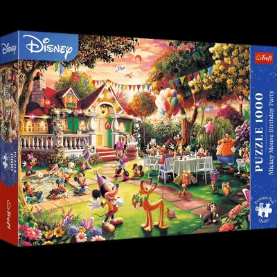 Produktbild von Puzzle Trefl 1000 Teile Mickey Geburtstagparty Disney Premium Plus Qualität