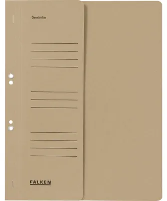 Immagine prodotto di Falken Ösenhefter 80003866 DIN A4 halber Deckel Behördenheftung grau