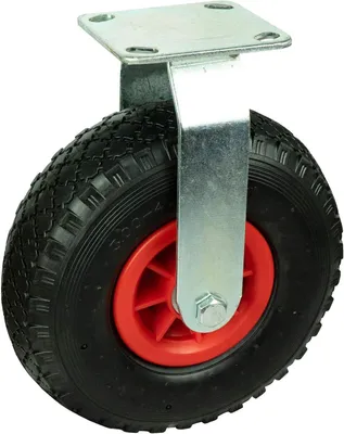 Produktbild von Transportrolle 260 mm mit Halter und Rad, Luftrad, 130 kg