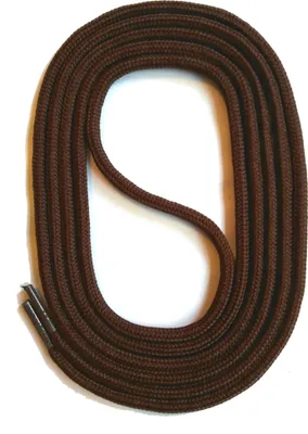 Produktbild von SNORS Schnürsenkel rund - DUNKELBRAUN - 3mm - 110cm