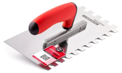 Imagen del producto de COMENSAL: Raspador dental de 12 mm - Espátula de acero inoxidable profesional para alisar superficies - Espátula dental para aplicaciones