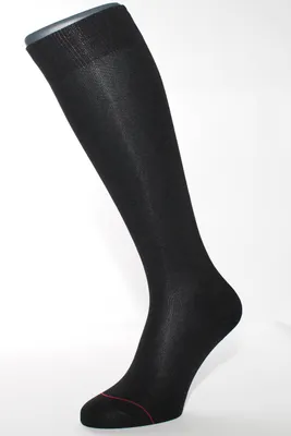 Produktbild von ALBERT KREUZ Herren-Silberfaser-Kniestrümpfe Schwarz, 48-50