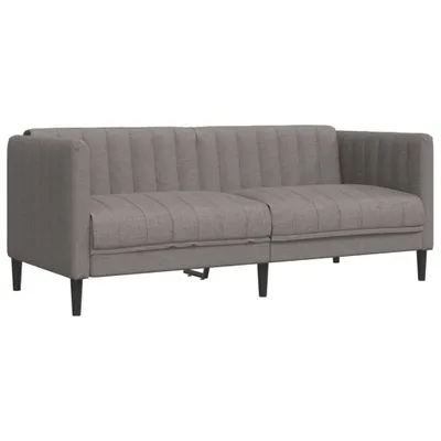 Produktbild von VidaXL 372609, Graubraun, 2 Sitz(e), Schaum, Polyester, Polywood, Holz, 1760 mm, 765 mm
