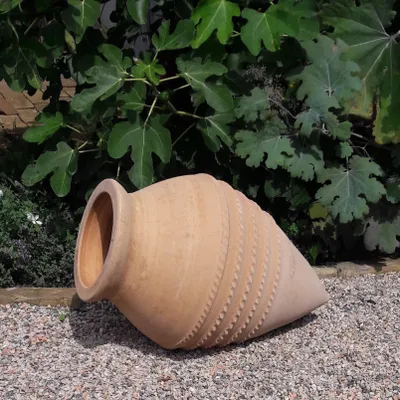 Image de Amphore en terre cuite artisanale, 60 cm