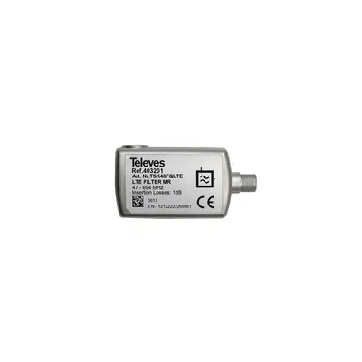 Obrázek produktu pro TELEVES LTE filtr až K48 47?694 MHz F-Quick konektor TSK48FQLTE