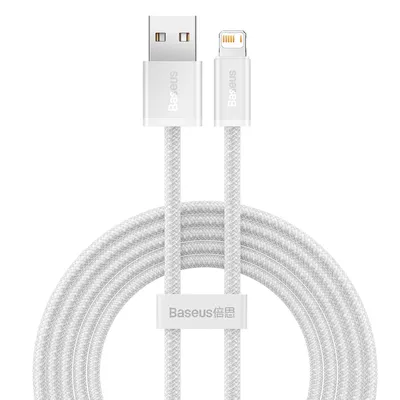 Obrázok produktu pre Baseus Dynamický kábel USB na Lightning, 2,4 A, 1 m (biely)