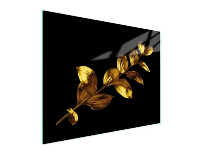 Image de Planche à découper en verre 52x40 or