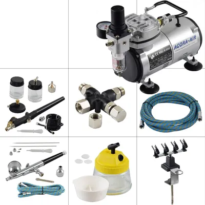 Produktbild von Agora-Tec® Airbrush Komplett-Set EXPERT XI.1