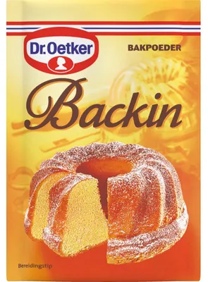 Produktbild von Dr. Oetker Backin Backpulver 80g – Hochwertiges Backpulver für lockere Kuchen