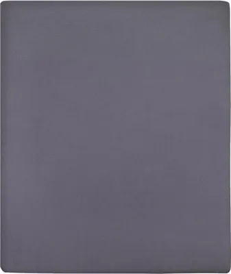 Produktbild von vidaXL Spannbettlaken 2 Stk. Jersey Anthrazit 160x200 cm Baumwolle
