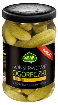 Obrázok produktu pre Nakladané uhorky s medom 300 g