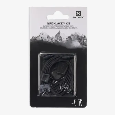 Image de Salomon Quicklace Kit système de laçage, couleur:noir