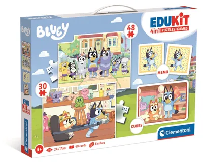 Produktbild von Clementoni Edukit 4in1 Bluey Lernset 18320