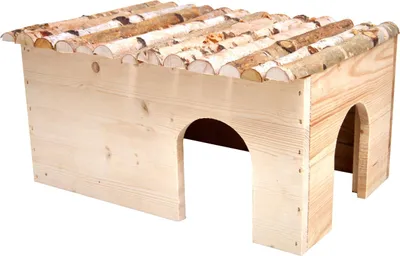 Produktbild von Ollesch Nagerhaus Hagar L 40x23x20 cm, mit Birkendach